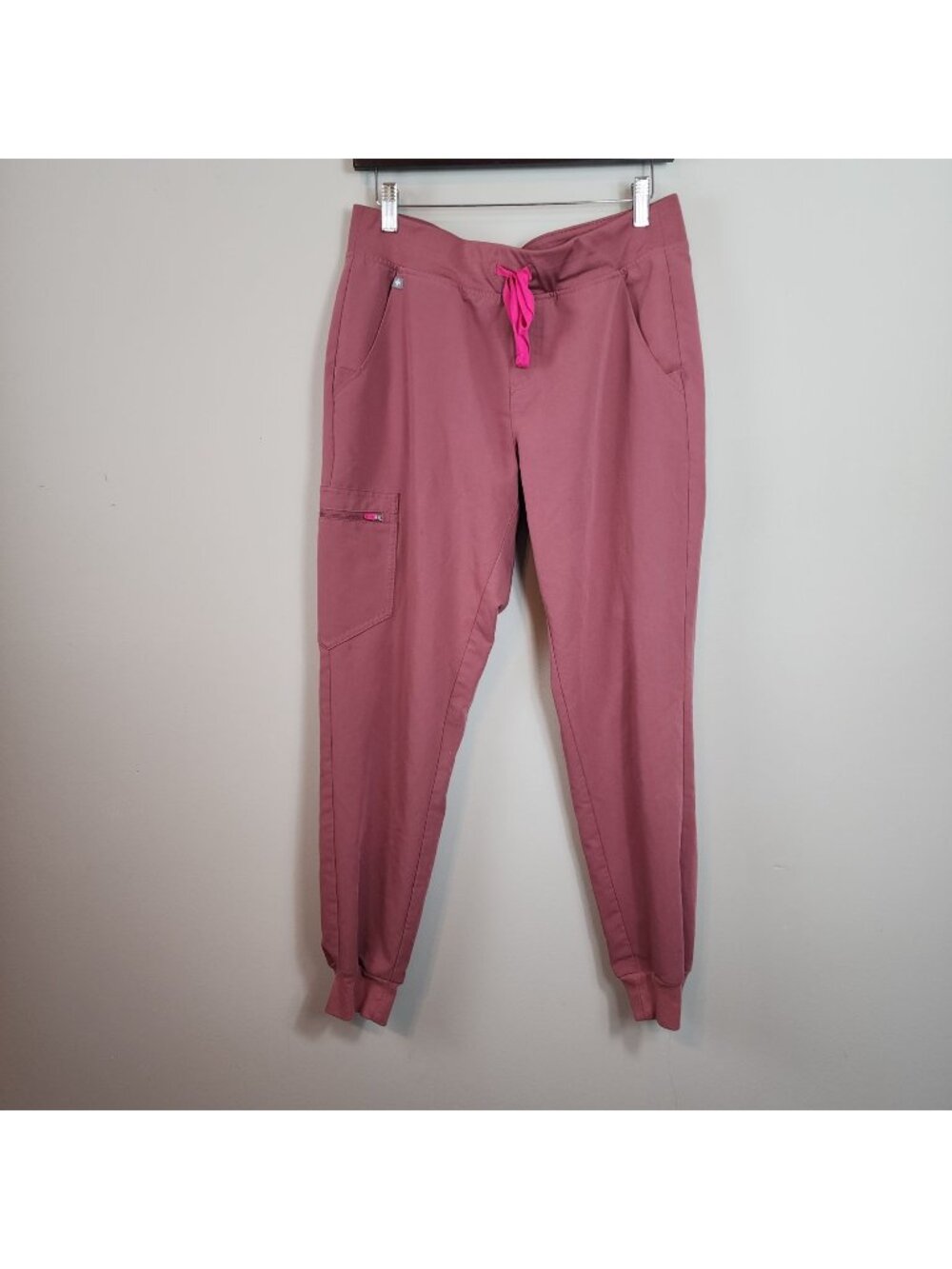Figs High Waist Zamora Jogger Technical Collection scrub pants sz M Mauve